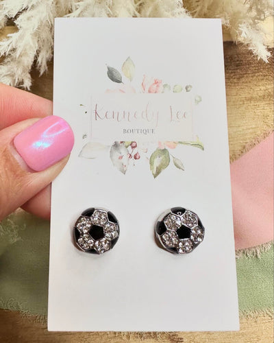 Soccer Bling Studs