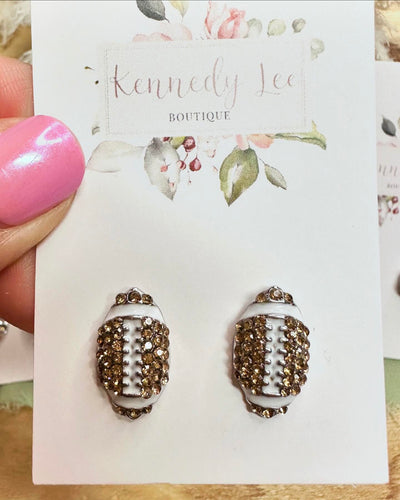 Football Bling Studs